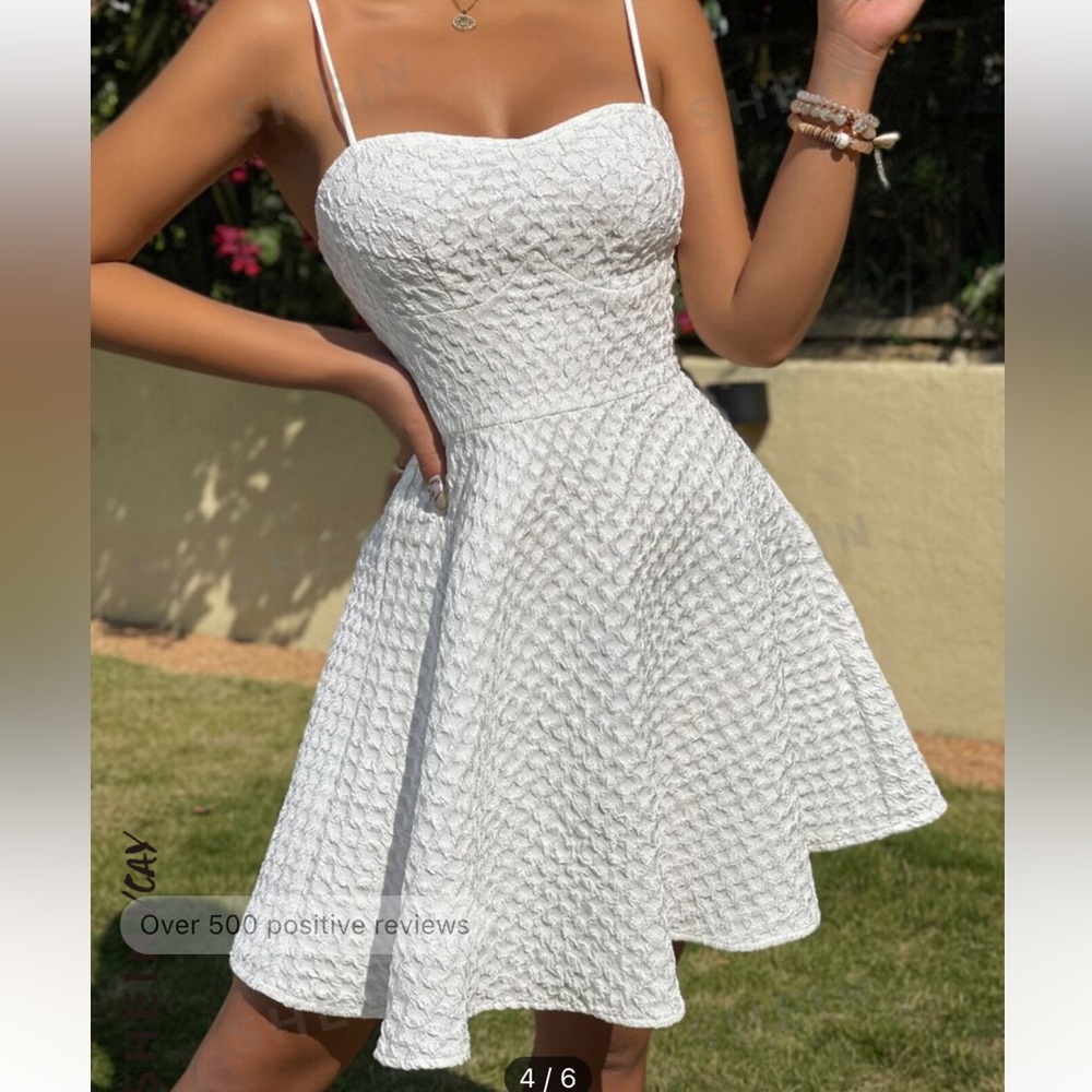 Shein White Sundress